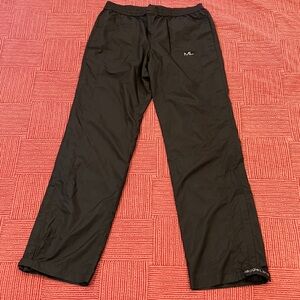 Small W28L30.5 Track Pants with ankle zips / Velcros and pockets